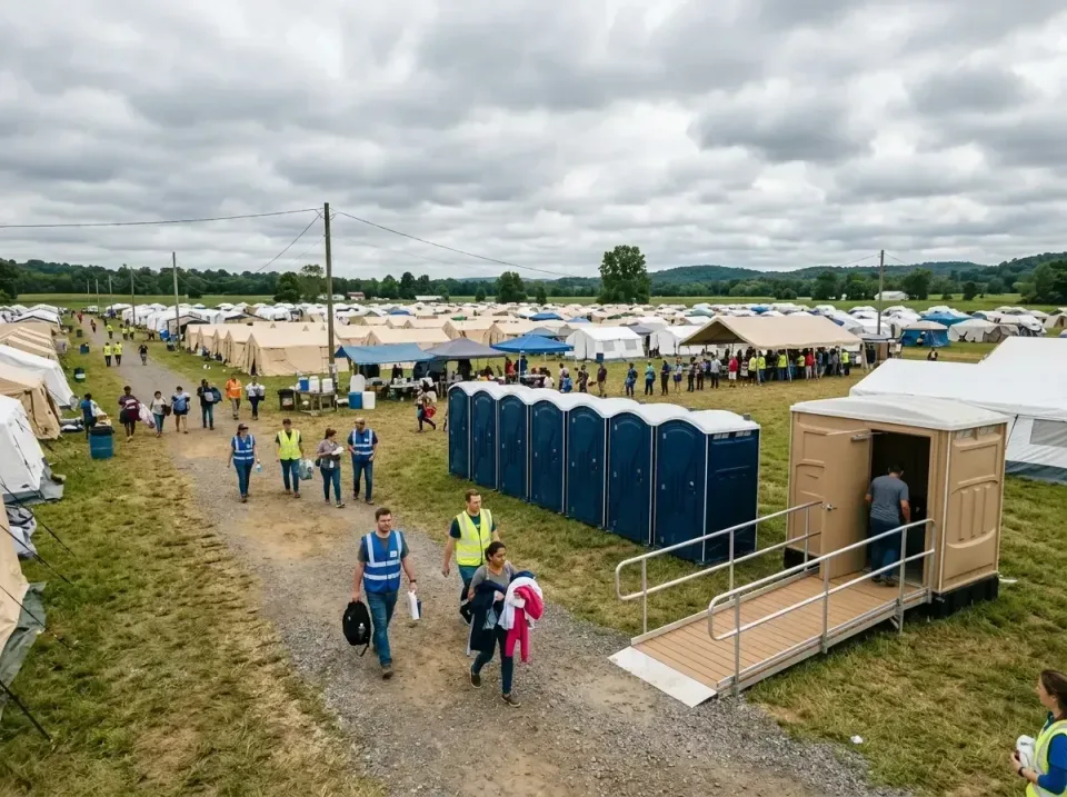disaster-relief-camp-restrooms-010 — frequently asked questions, Dumpster & Portable Bathrooms Rental in Urbandale, IA